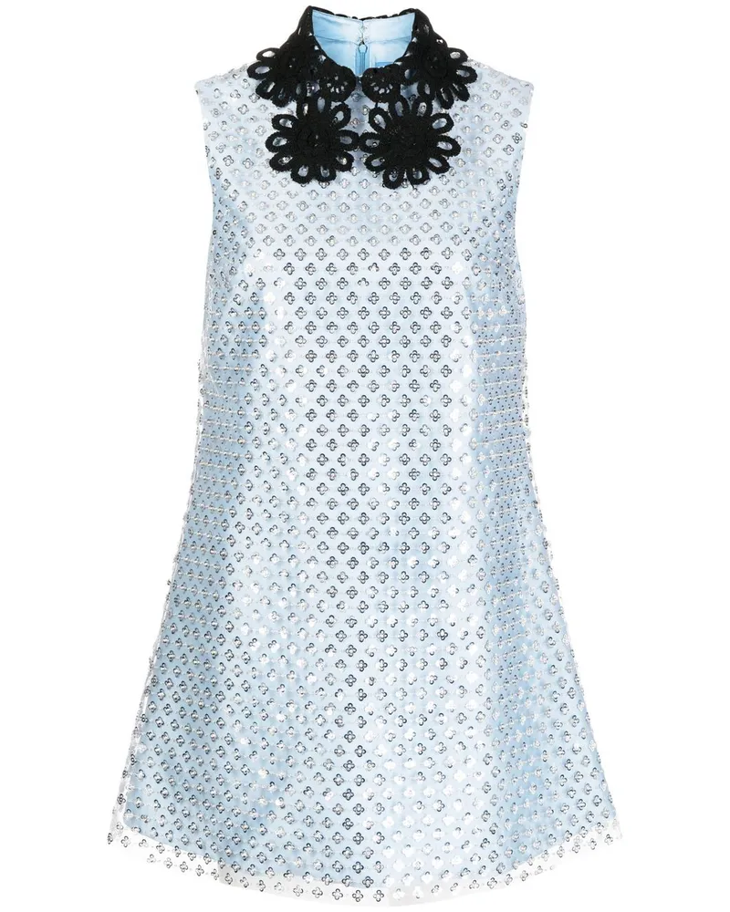 macgraw Kleid mit Pailletten Blau