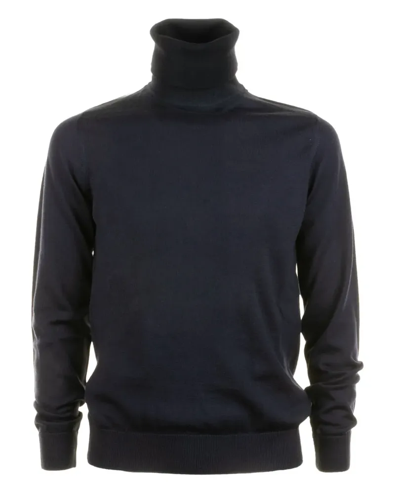 Alpha Studio turtleneck sweater - Blau Blau