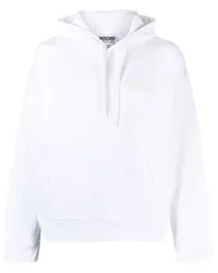 Moschino Hoodie mit Teddy Weiß