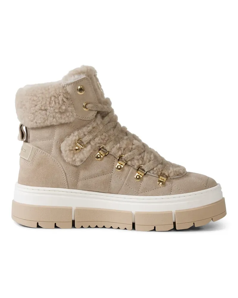 Bogner Vaduz Stiefeletten mit Shearling - Nude Nude