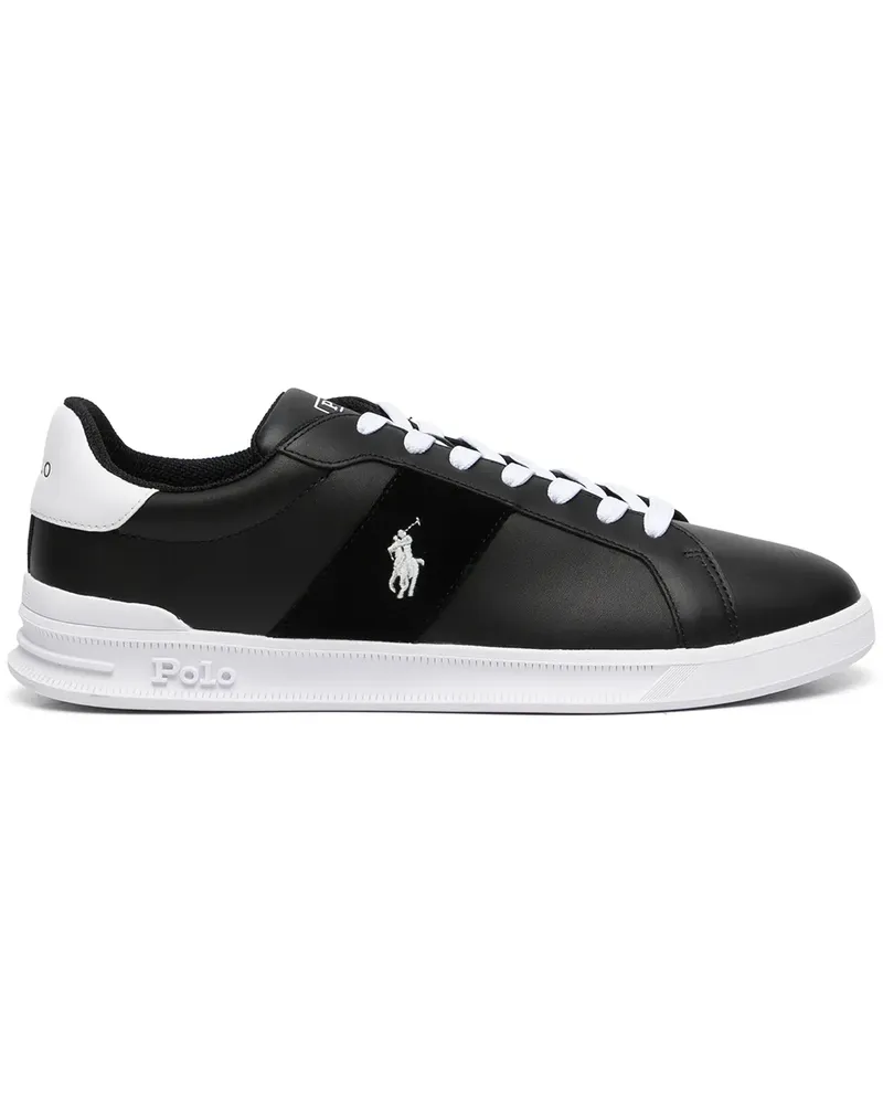 Ralph Lauren Sneakers mit Polo Pony - Schwarz Schwarz