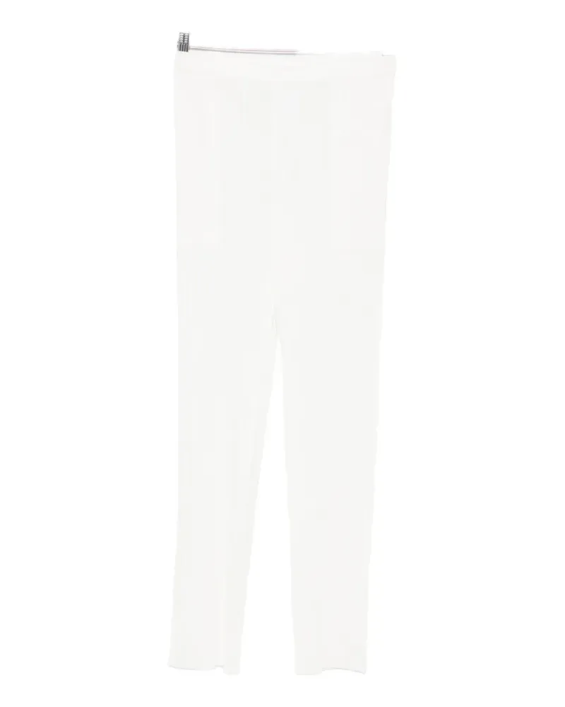 Issey Miyake pleated trousers - Weiß Weiß