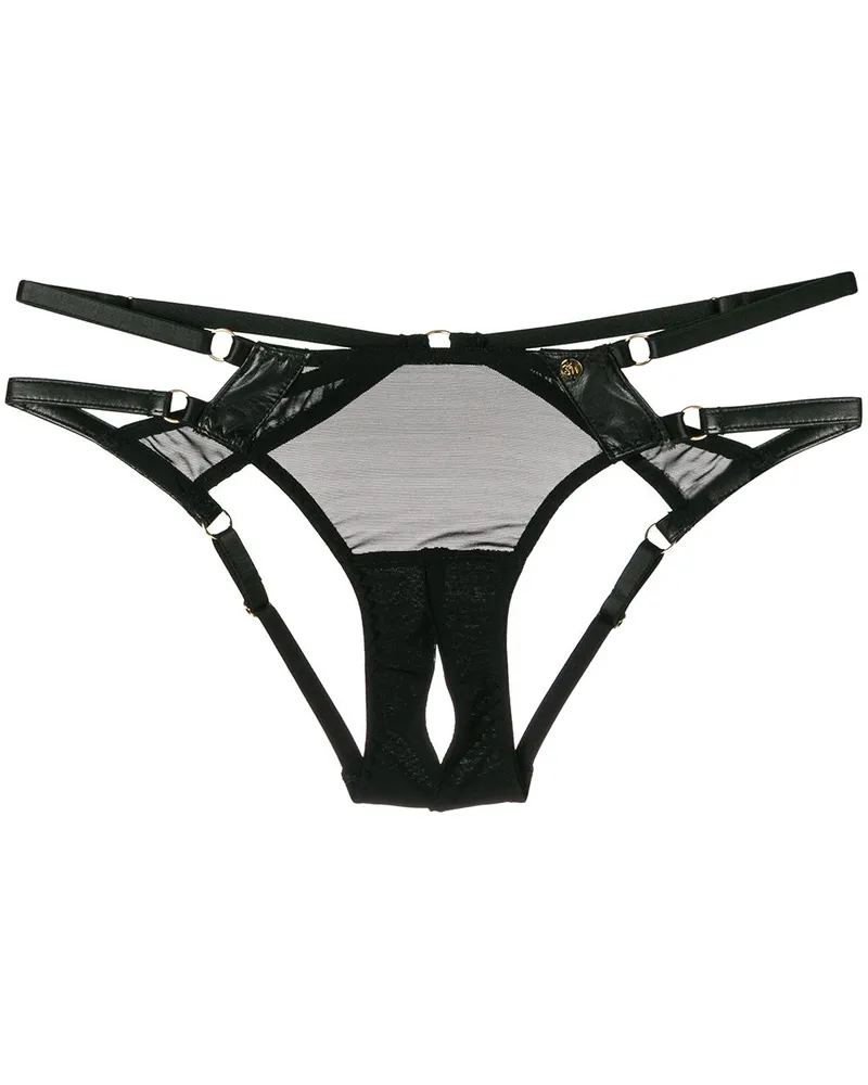 Something Wicked Nina' Slip - Schwarz Schwarz