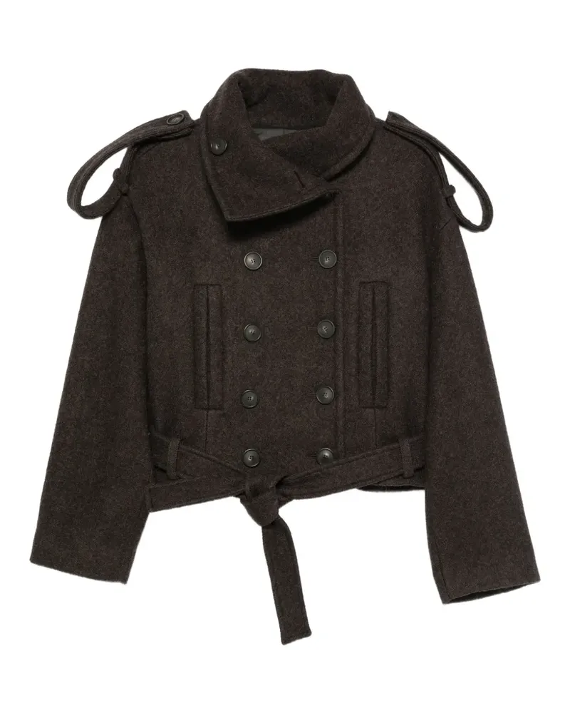 7 for all mankind Doppelreihige Jacke - Braun Braun