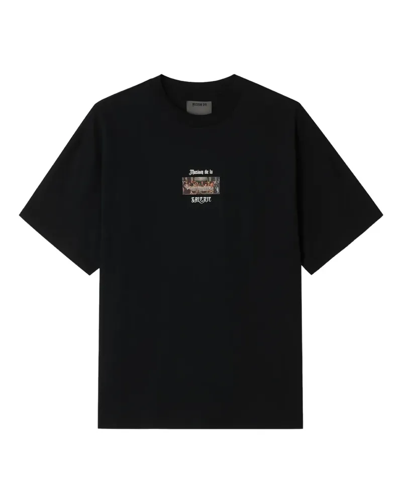 Musium Div. T-Shirt mit Print - Schwarz Schwarz
