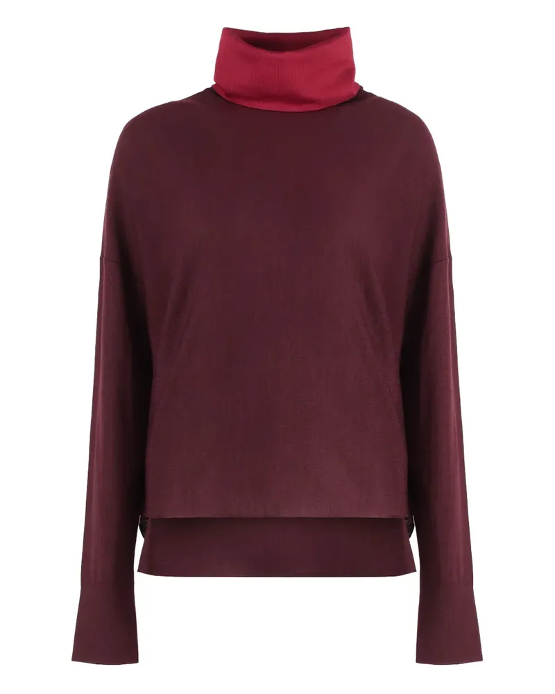 Malo Pullover mit Einsätzen - Rot Rot