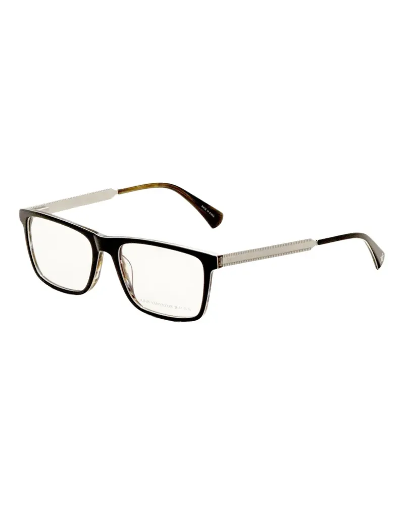 John Varvatos Brille mit eckigem Gestell - Silber Silber