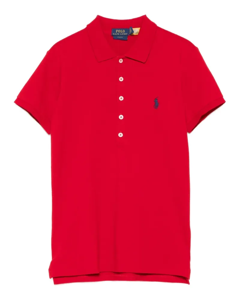 Ralph Lauren embroidered-logo polo shirt - Rot Rot