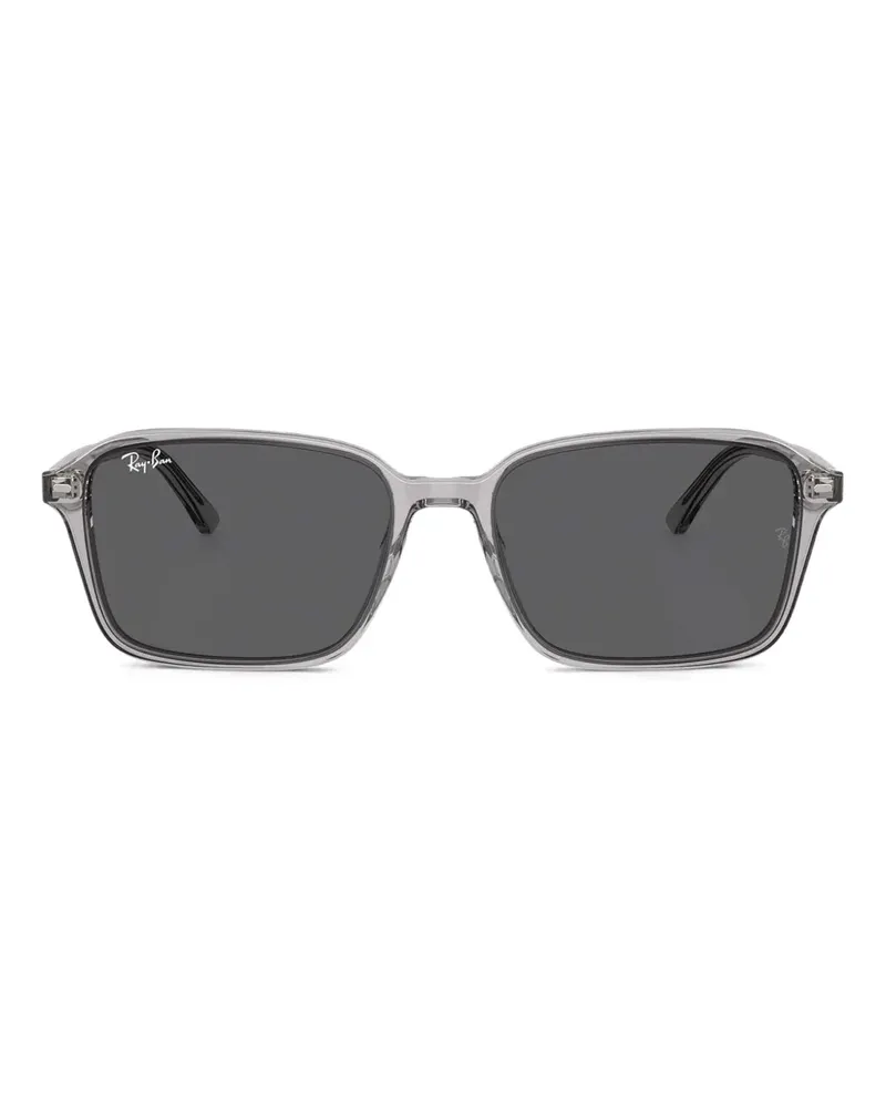 Ray Ban Sonnenbrille mit eckigem Gestell - Grau Grau