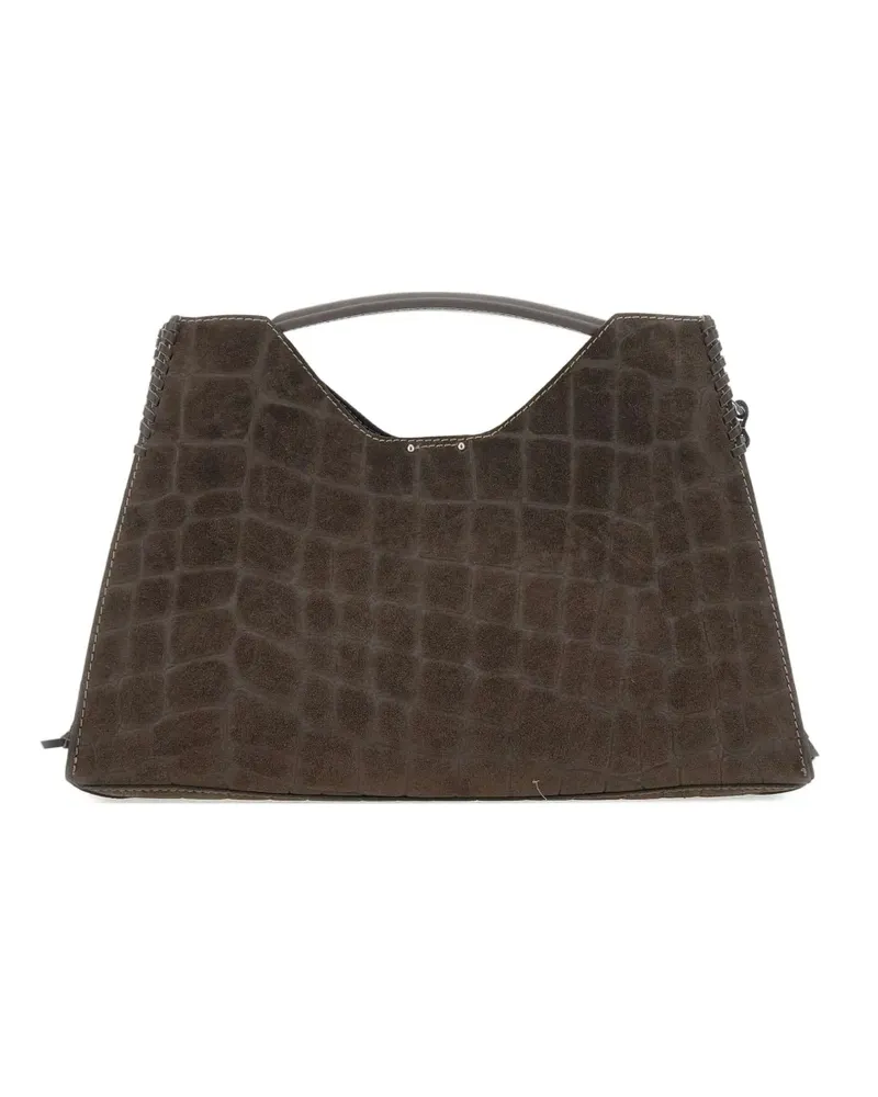 Gianni Chiarini Handtasche mit Kroko-Effekt - Braun Braun