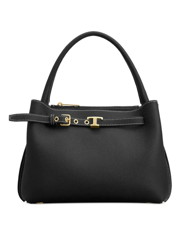 TOD'S Tote Bag mit Schnallenhenkel - Schwarz Schwarz