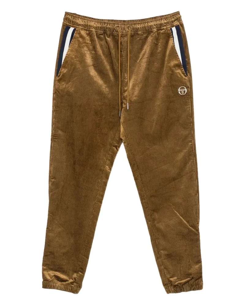 Sergio Tacchini Cordurato Hose mit Logo - Braun Braun