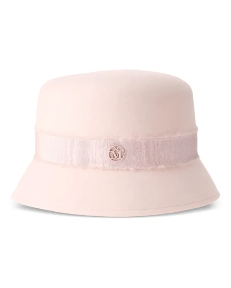 Maison Michel Hut mit Logo-Schild - Rosa Rosa