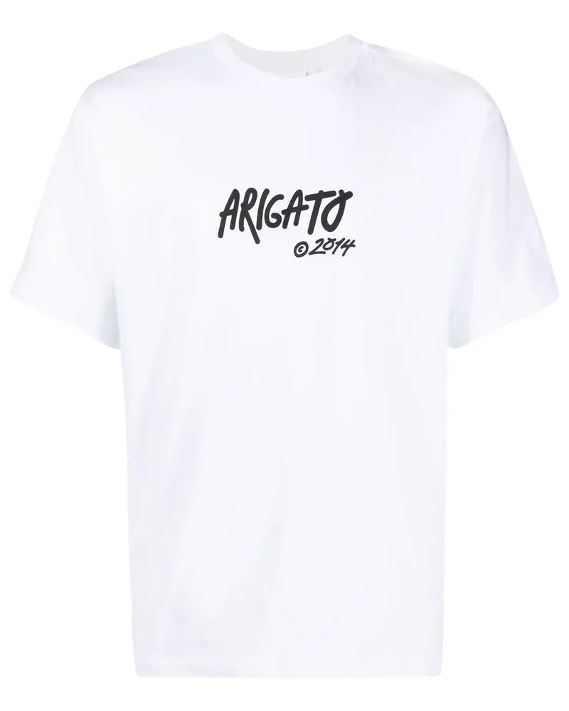 Axel Arigato T-Shirt mit Logo-Print - Weiß Weiß
