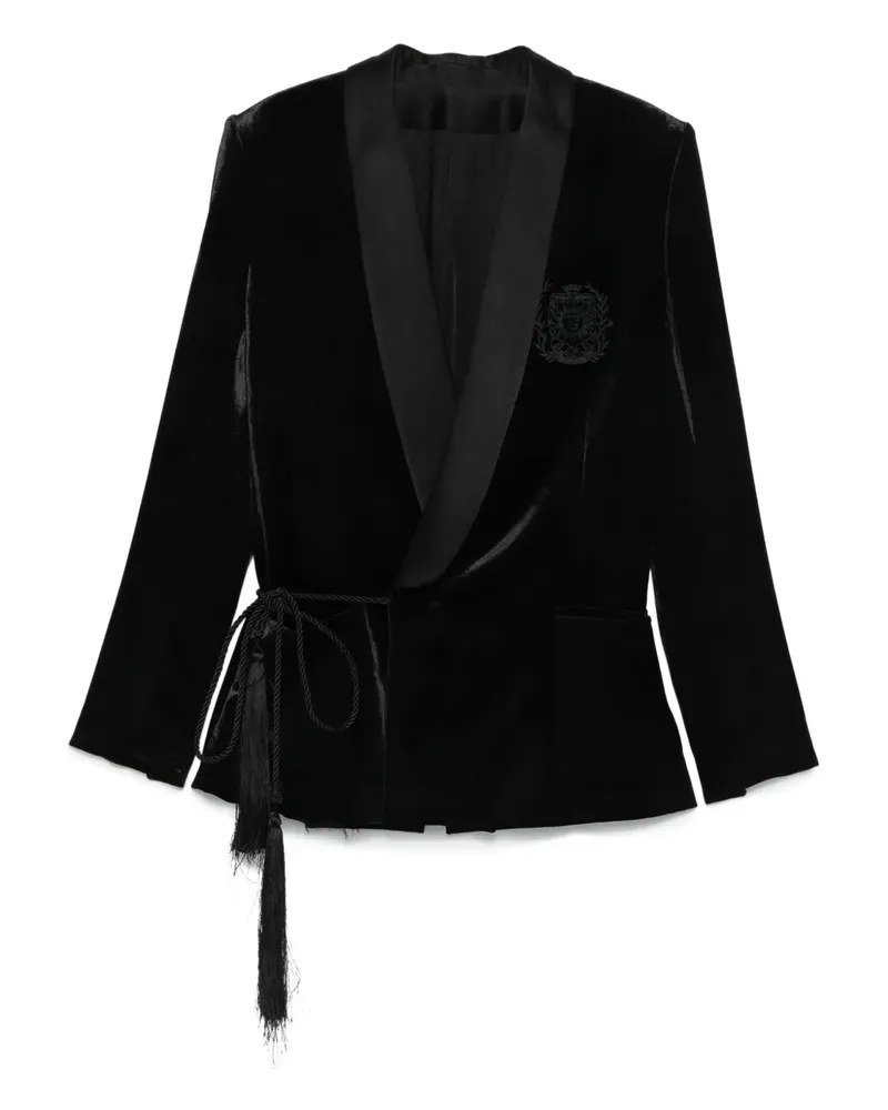 Balmain Jacke mit Quasten - Schwarz Schwarz