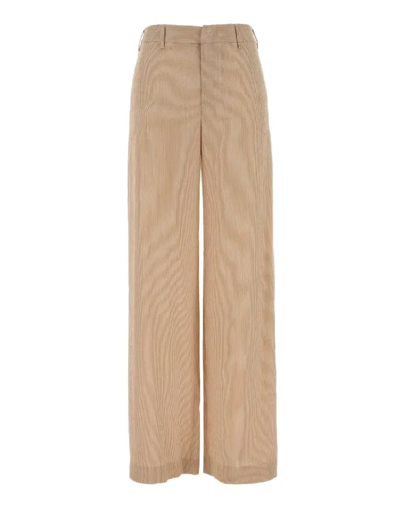 PT TORINO wide-leg corduroy trousers - Nude Nude