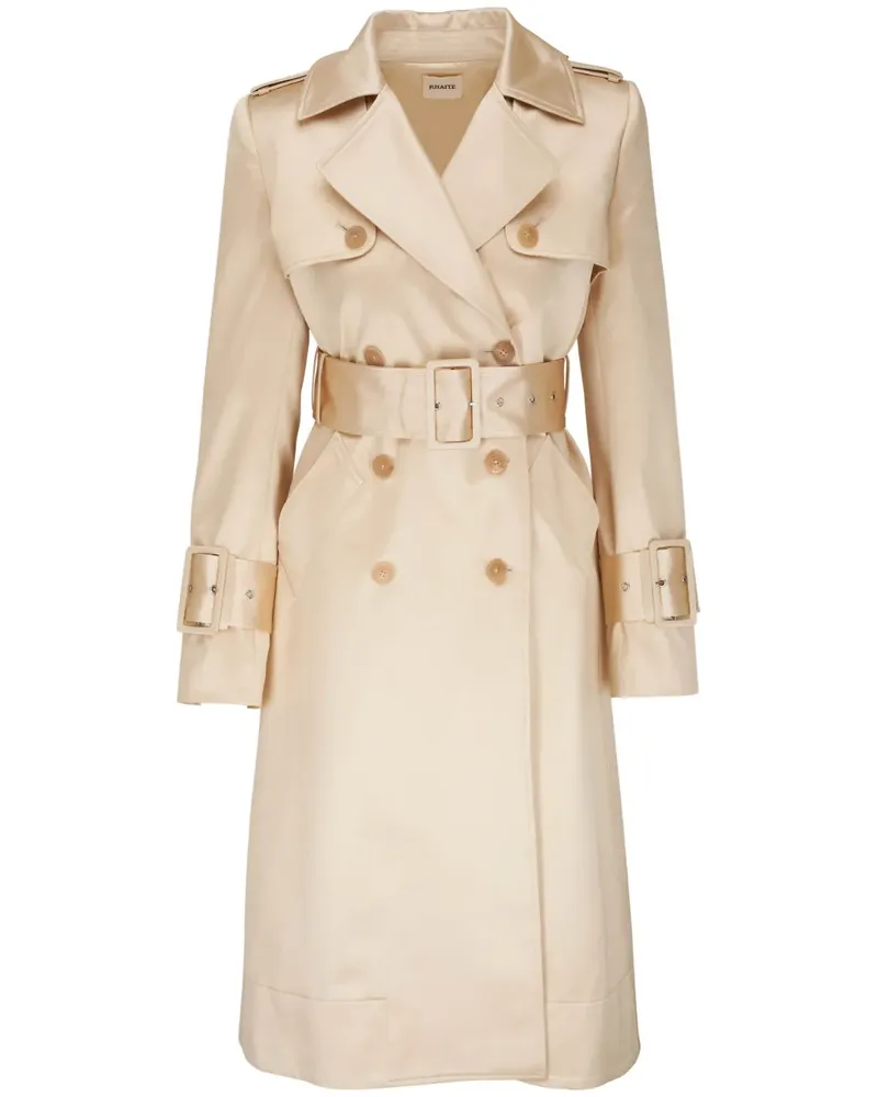 KHAITE The Murphy Trenchcoat - Nude Nude