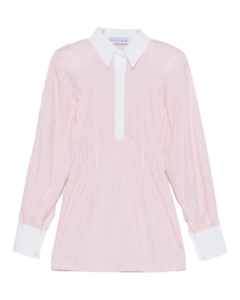 Rowen Rose striped shirt mini dress - Rosa Rosa