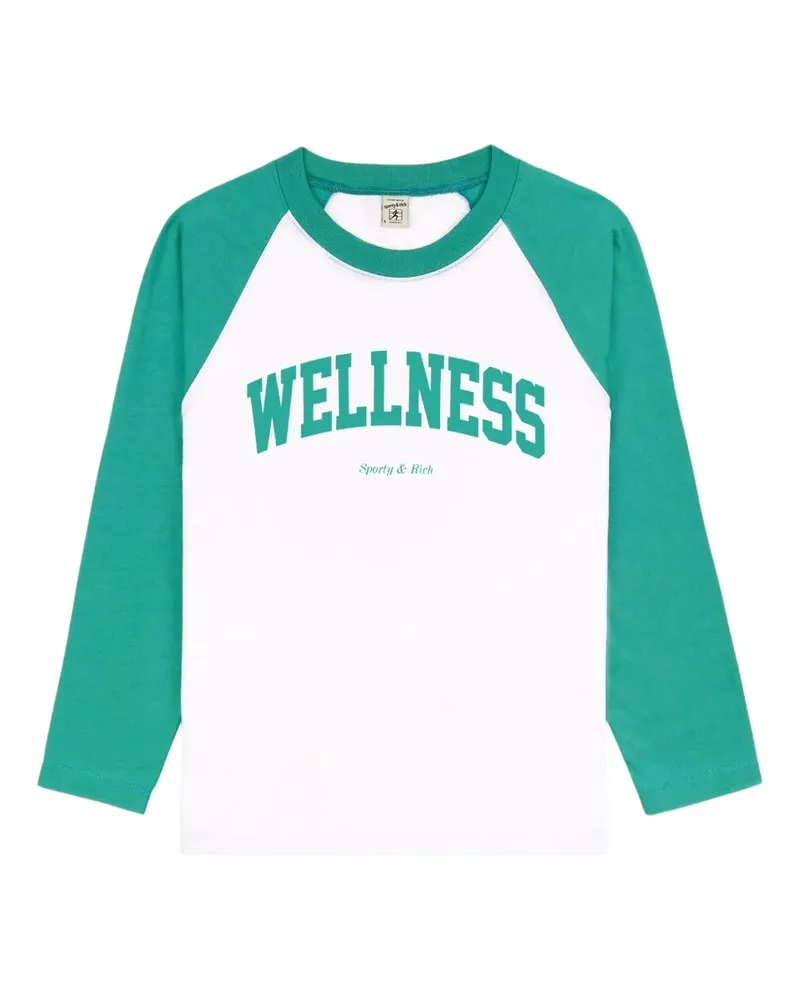 SPORTY & RICH Wellness Ivy T-Shirt - Weiß Weiß
