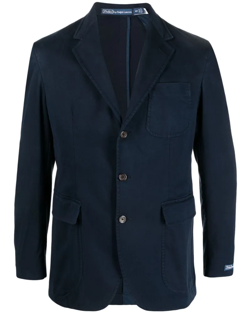 Ralph Lauren Sakko mit fallendem Revers - Blau Blau