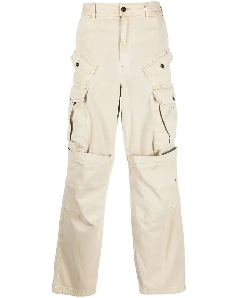 Diesel Cargohose mit geradem Bein - Nude Nude