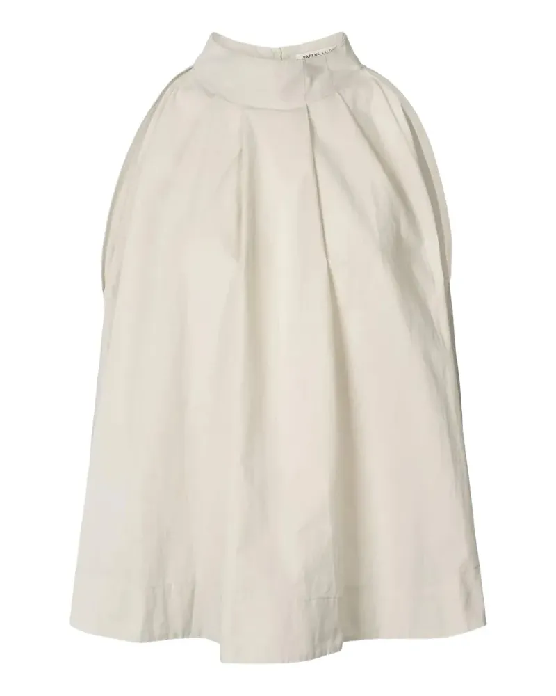 Rabens Saloner high-neck blouse - Nude Nude