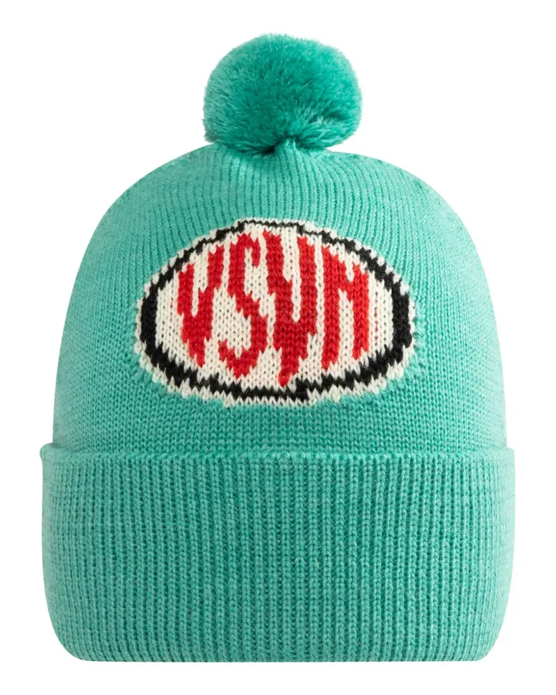 Visvim intarsia-logo beanie - Grün Grün