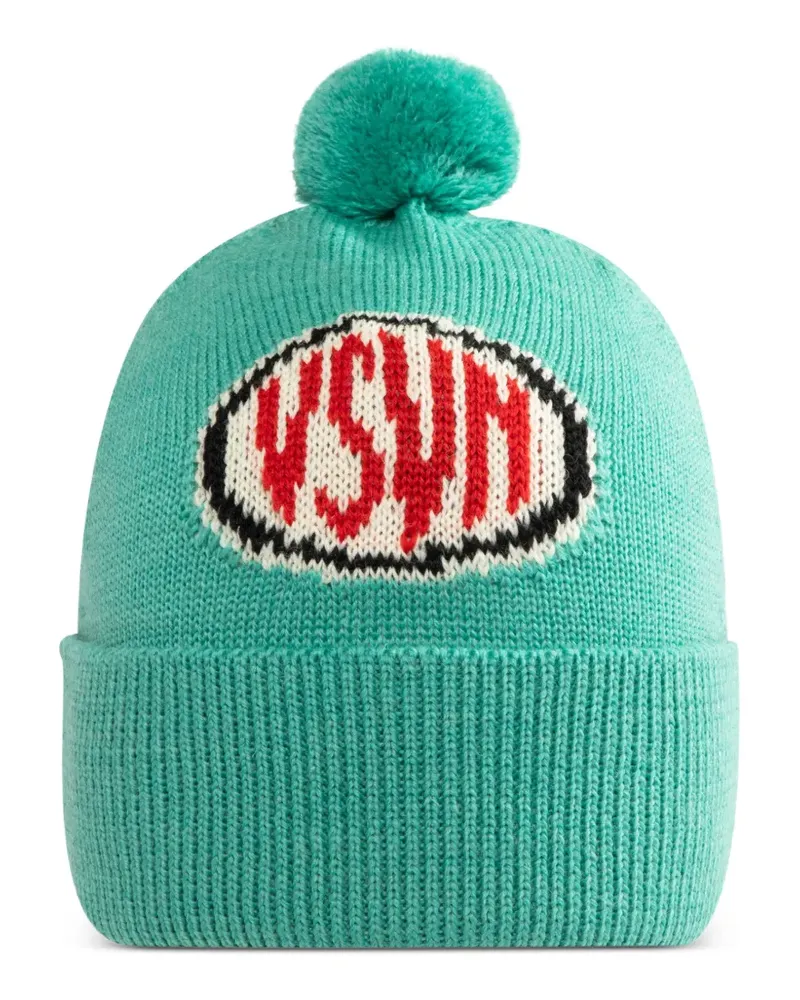 Visvim intarsia-logo beanie - Grün Grün