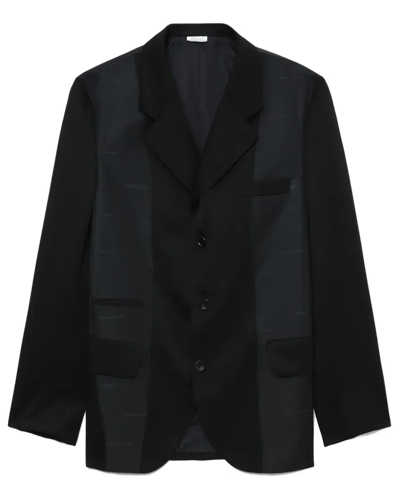 Comme des Garçons Sakko mit fallendem Revers - Schwarz Schwarz