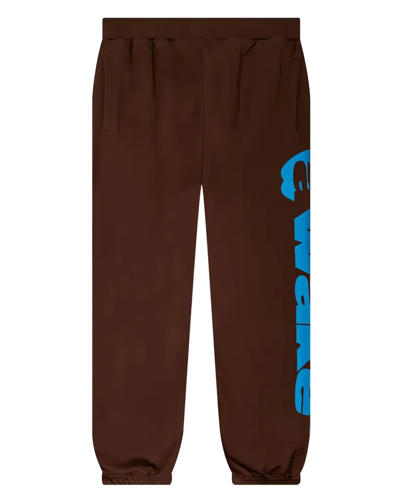 AWAKE NY Jogginghose mit Apfel-Print - Braun Braun
