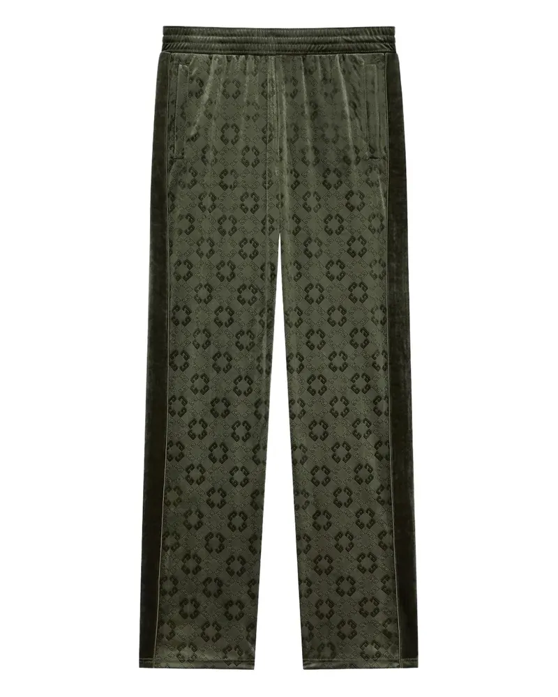 Givenchy Samthose mit 4G-Print - Grün Grün