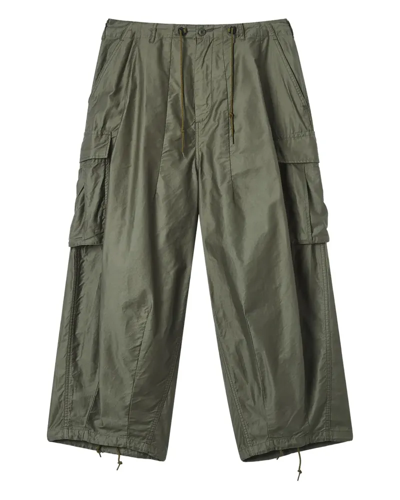 NEEDLES Hose mit aufgesetzter Tasche - Grün Grün