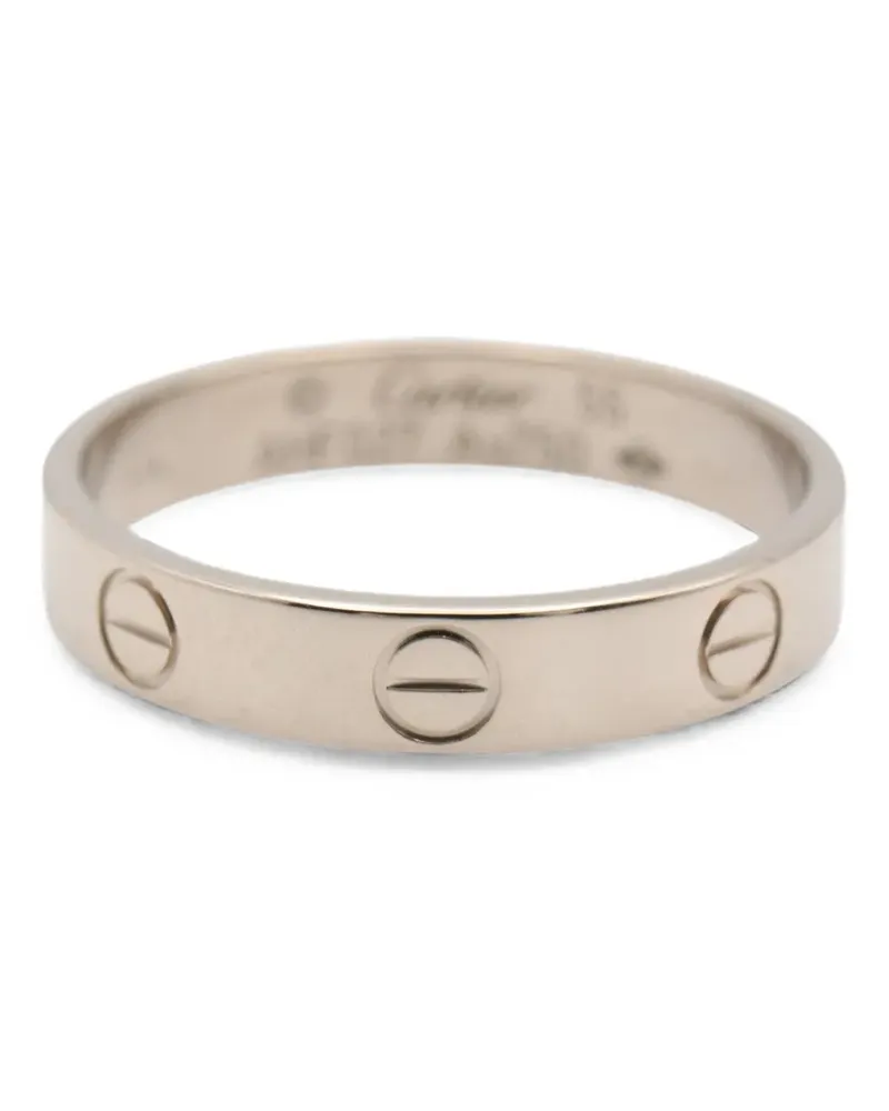 Cartier 2010s mini Love Ring - Silber Silber
