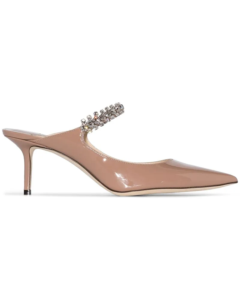 Jimmy Choo Bing Mules 65mm - Nude Nude