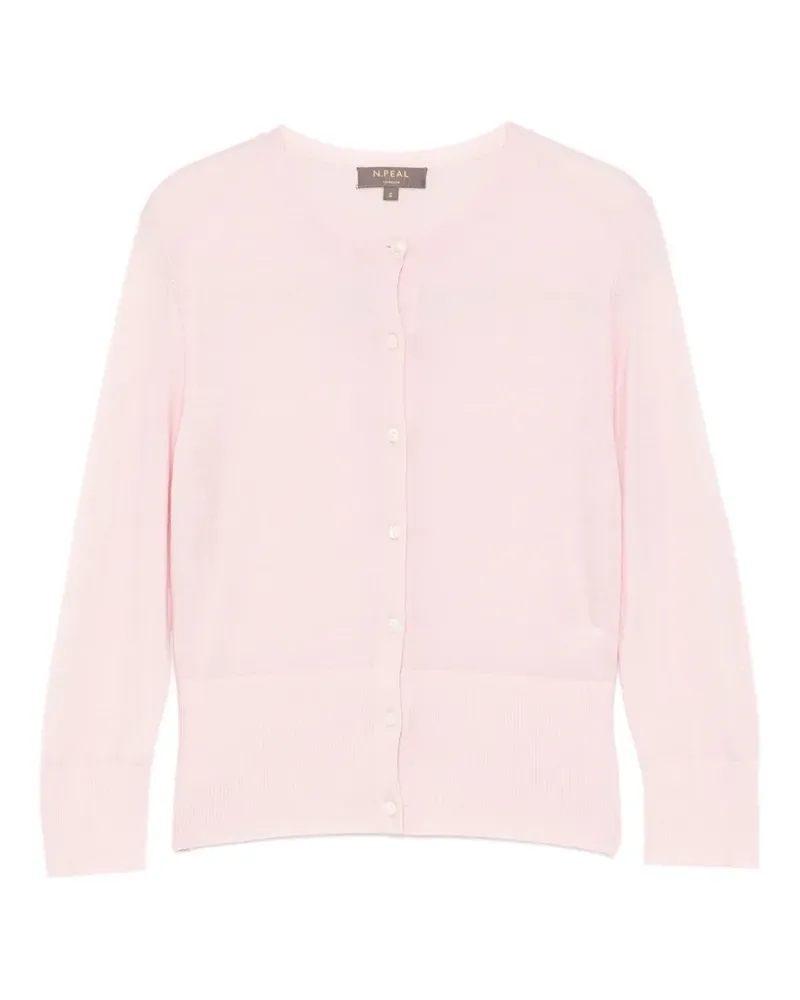 N.Peal Cropped-Cardigan - Rosa Rosa