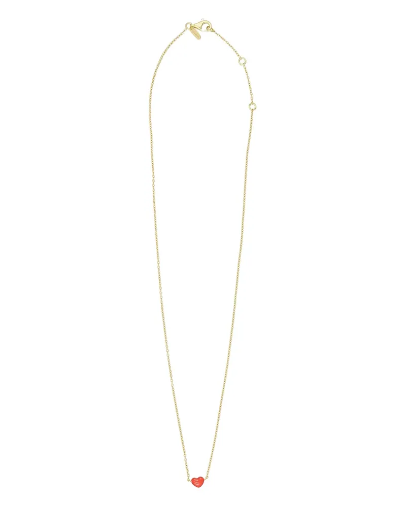 DESIGN LETTERS heart-pendant necklace - Gold Gold