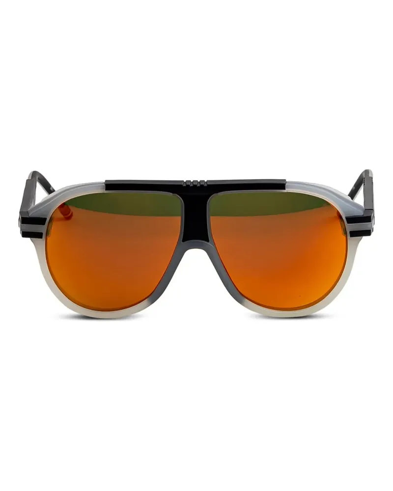 Thom Browne round-frame sunglasses - Schwarz Schwarz