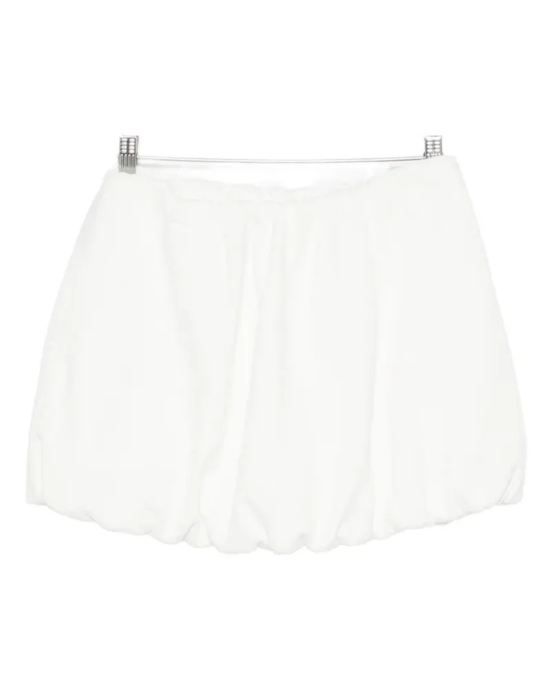 Dunst bubble-hem mini skirt - Weiß Weiß