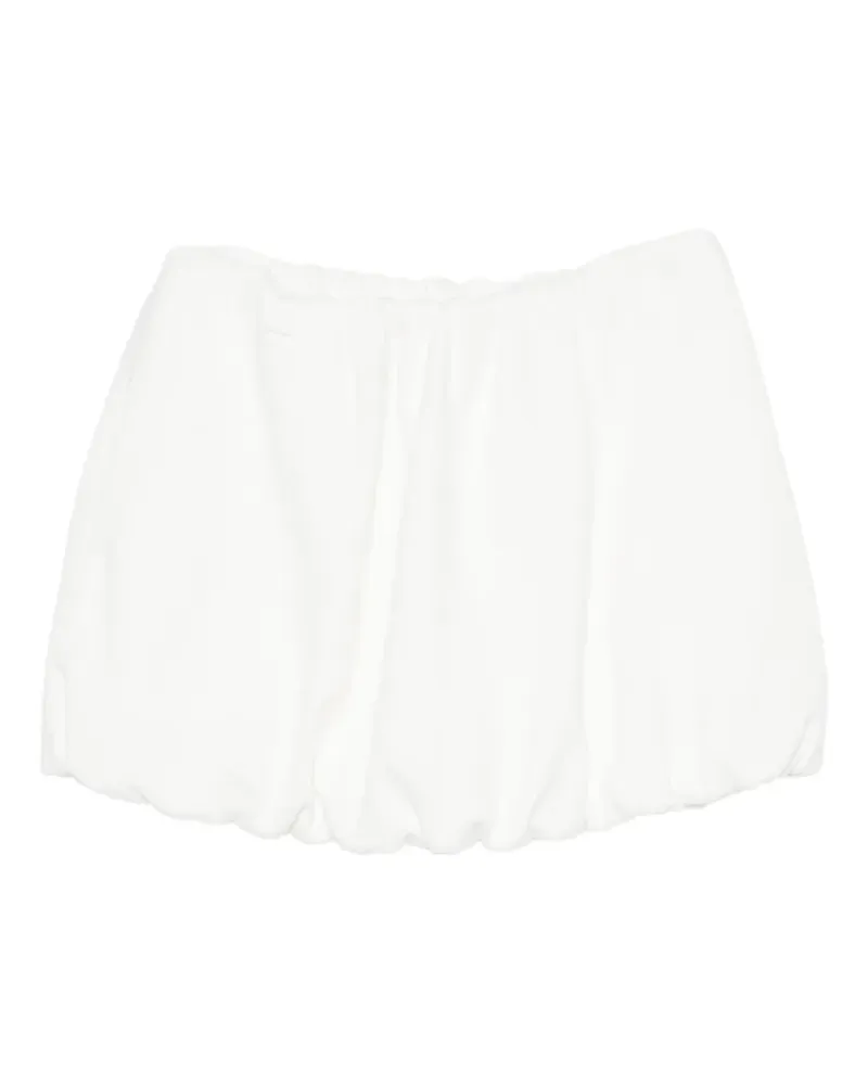 Dunst bubble-hem mini skirt - Weiß Weiß