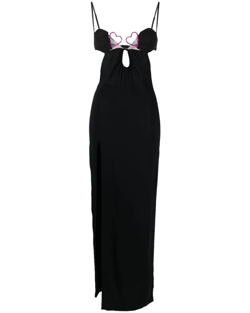 Nensi Dojaka Ärmelloses Abendkleid - Schwarz Schwarz