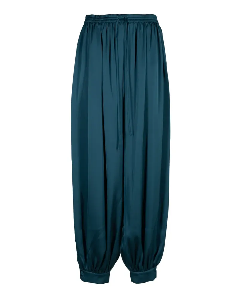 Cinq à Sept Esme Hose aus Satin - Blau Blau
