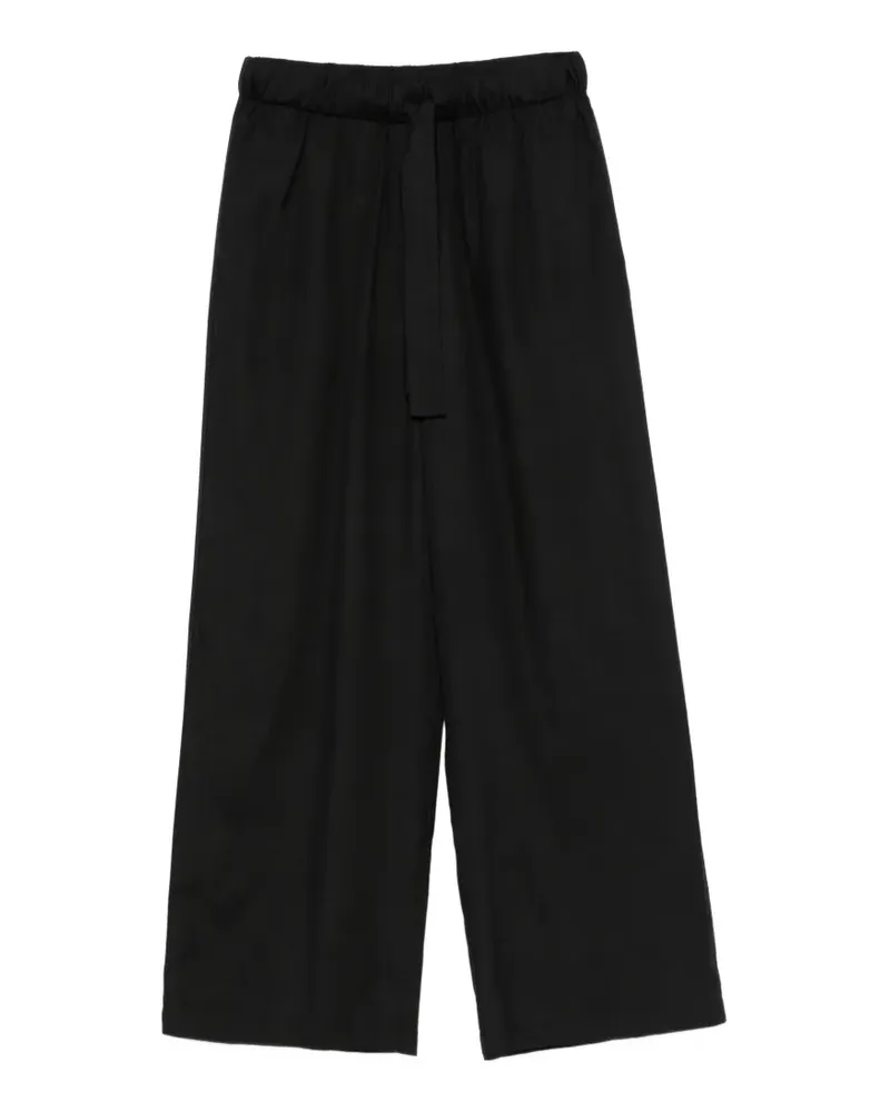 Totême Hose mit geradem Bein - Schwarz Schwarz