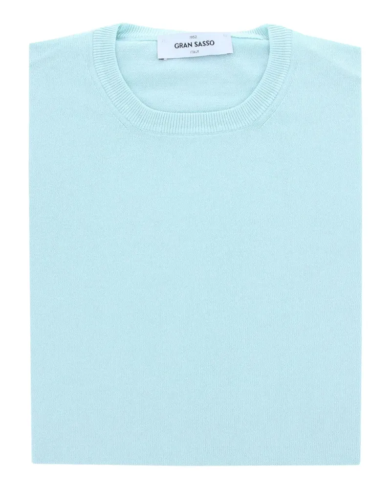 Gran Sasso Pullover mit rundem Ausschnitt - Blau Blau
