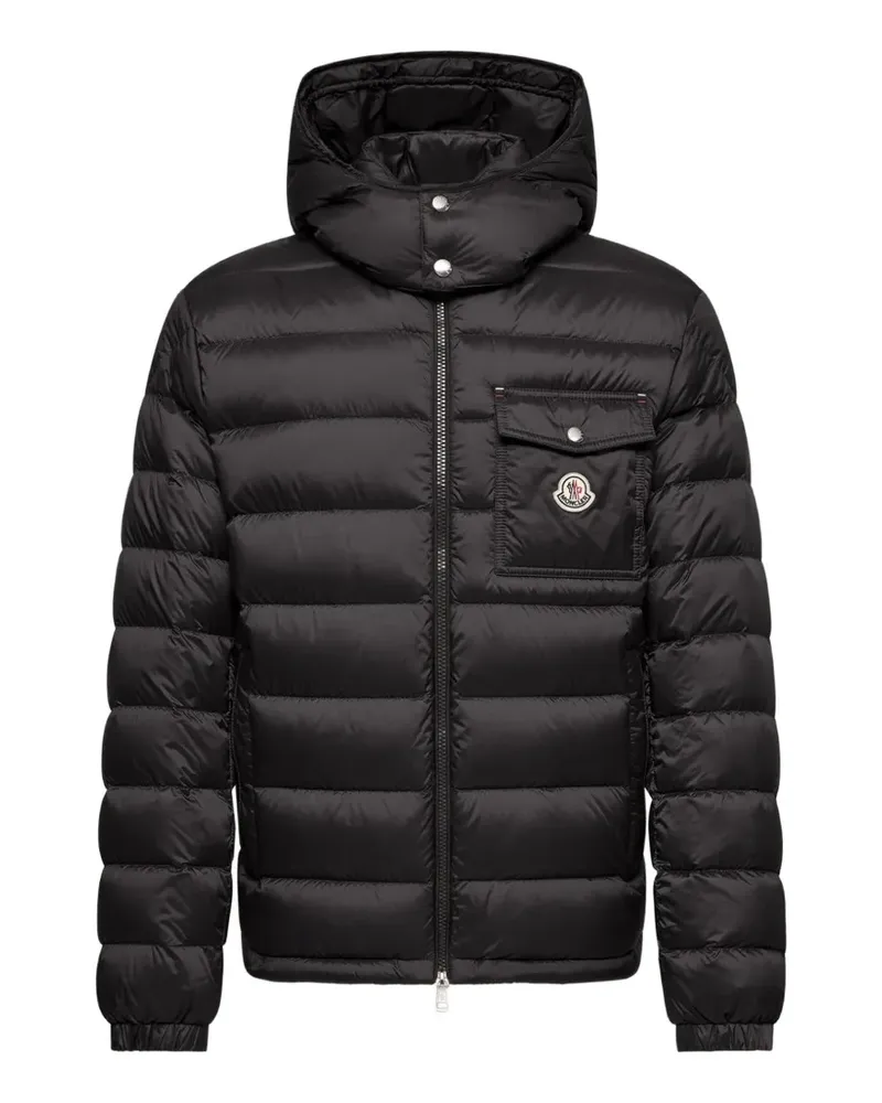 Moncler Gesteppte Verith Hoodie - Schwarz Schwarz