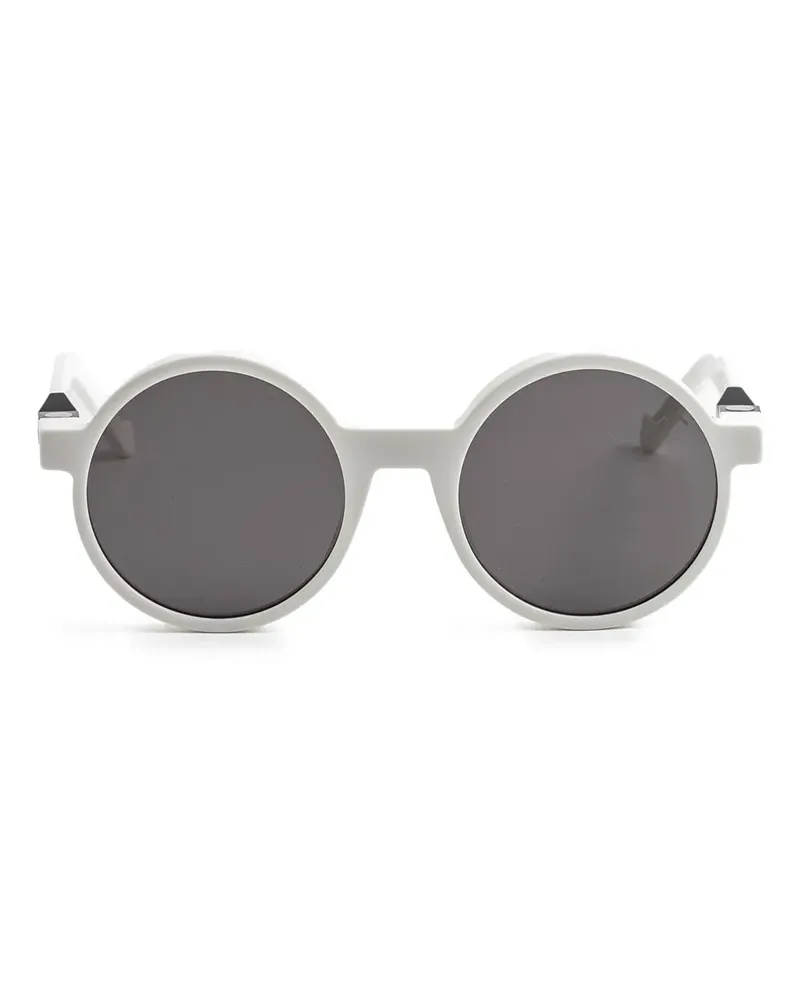 VAVA EYEWEAR Sonnenbrille mit rundem Gestell - Weiß Weiß
