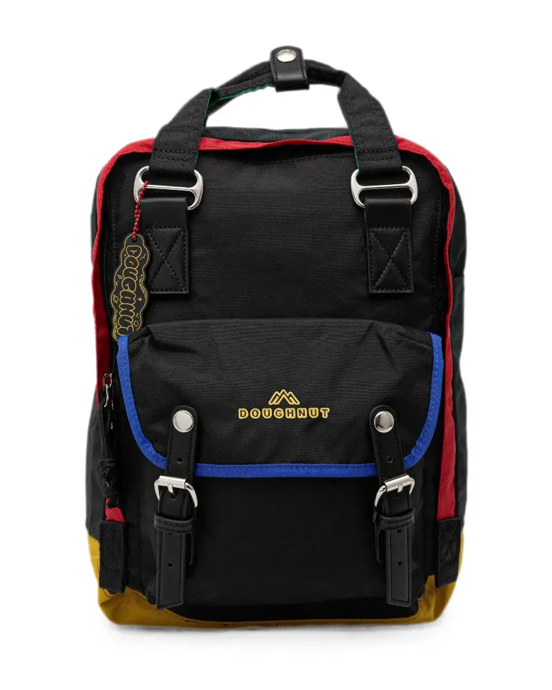 DOUGHNUT Macaroon You-Niverse logo-embroidered backpack - Schwarz Schwarz