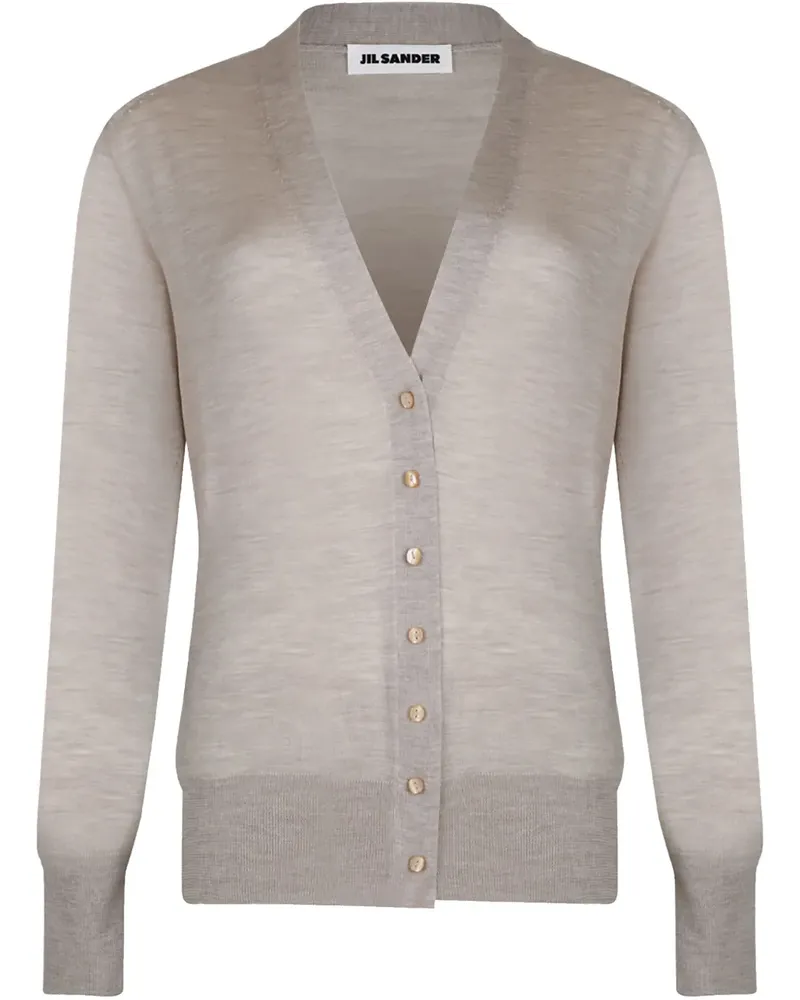 Jil Sander Geknöpfter Cardigan - Nude Nude