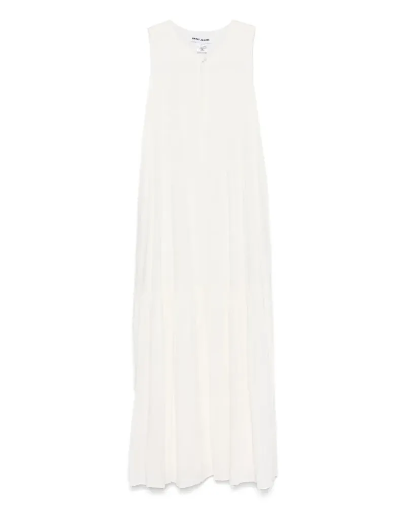 DKNY Ärmelloses Maxikleid - Weiß Weiß