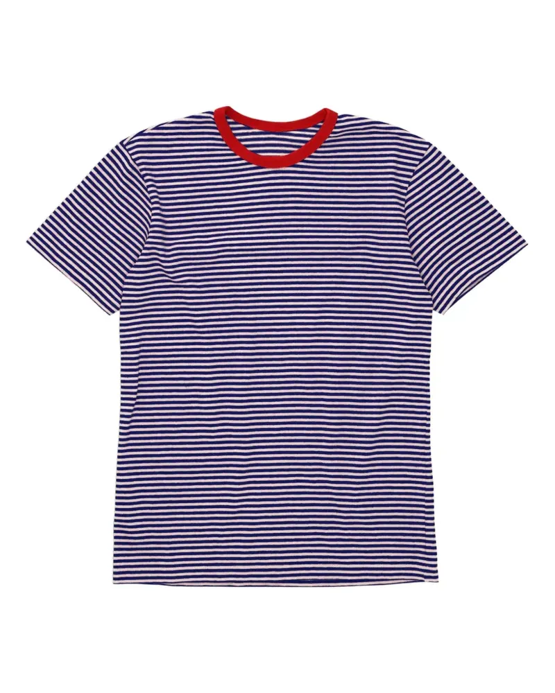 Fortela Gestreiftes T-Shirt - Blau Blau