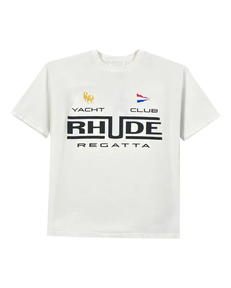 RHUDE Yacht Club T-shirt - Weiß Weiß